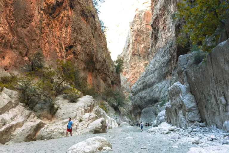 Canyon de Saklikent dans la province de Mugla en Turquie