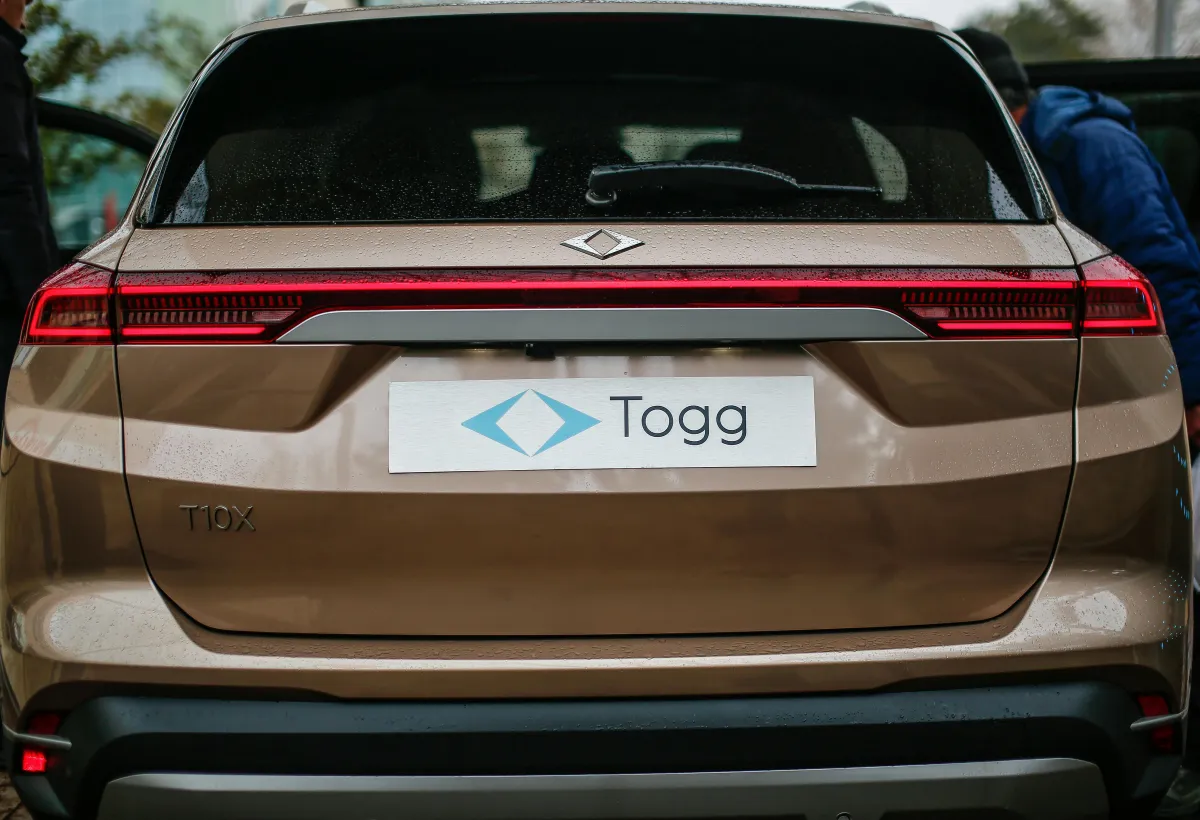 TOGG T10X, SUV électrique turc, vu de l'arrière à Malatya