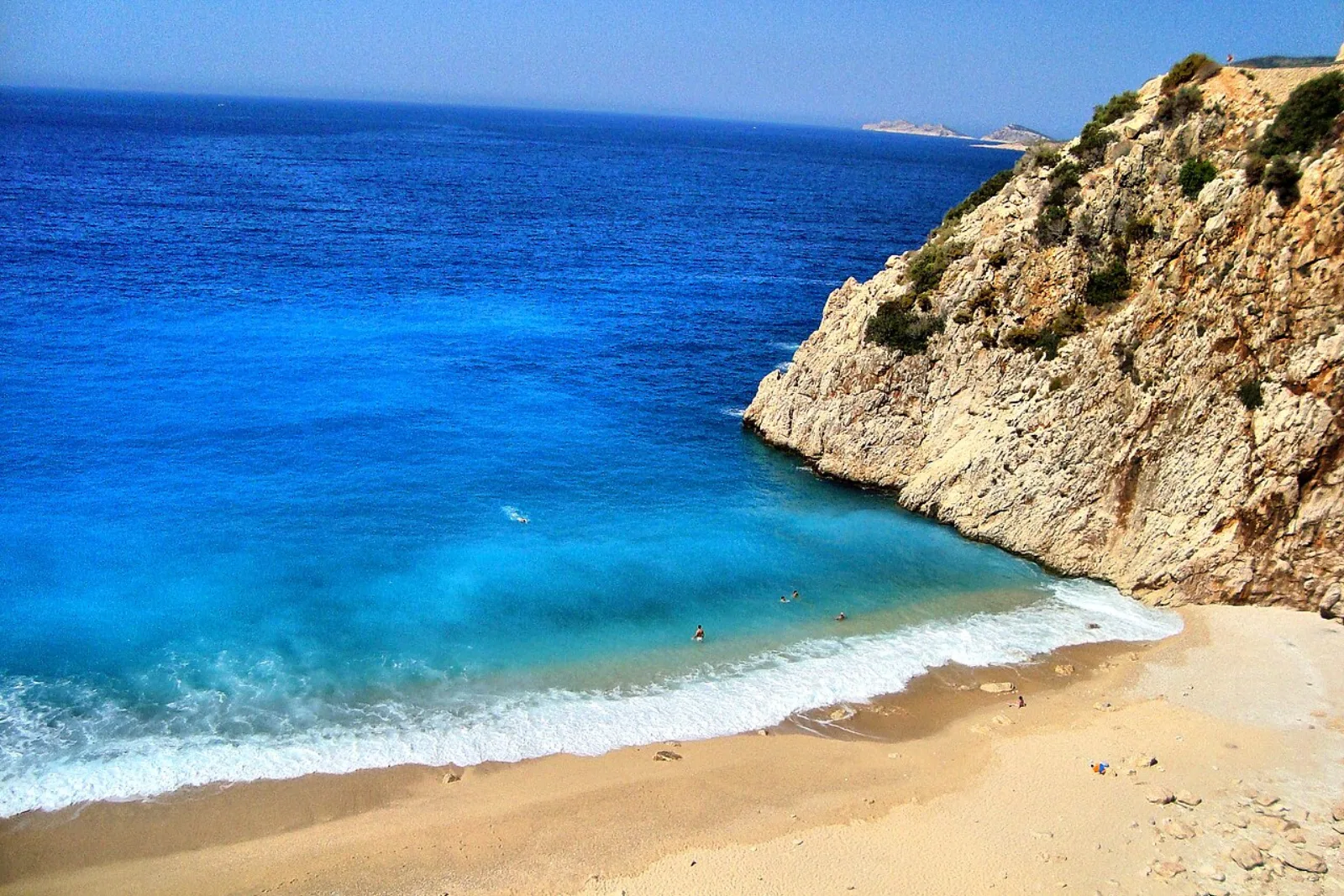 Plage de Kaputaş, crique turquoise entre Kaş et Kalkan