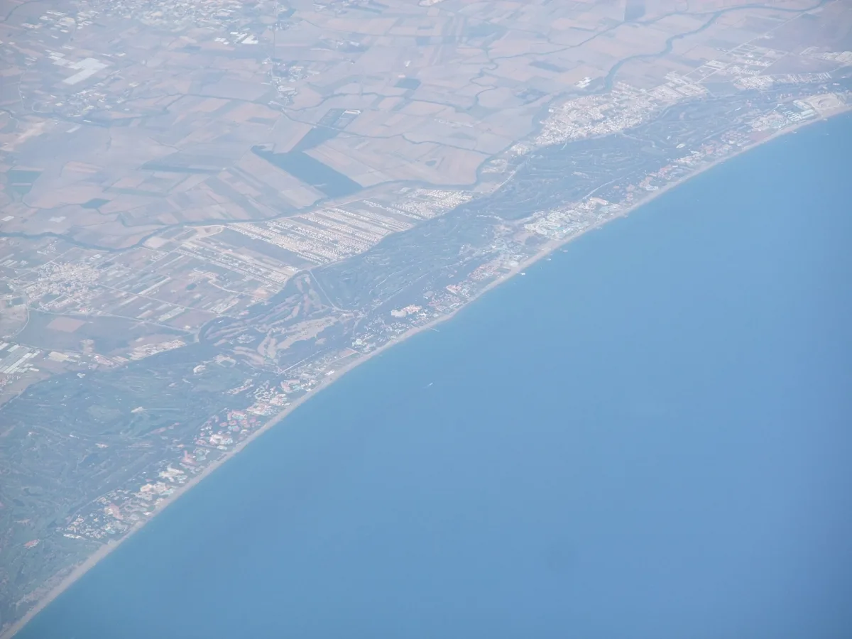 Vue générale de la côte méditerranéenne turque près d'Antalya