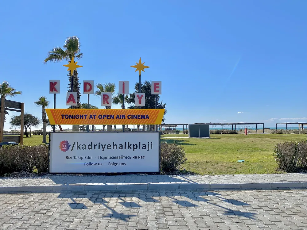 Accès à la plage publique de Kadriye à Belek