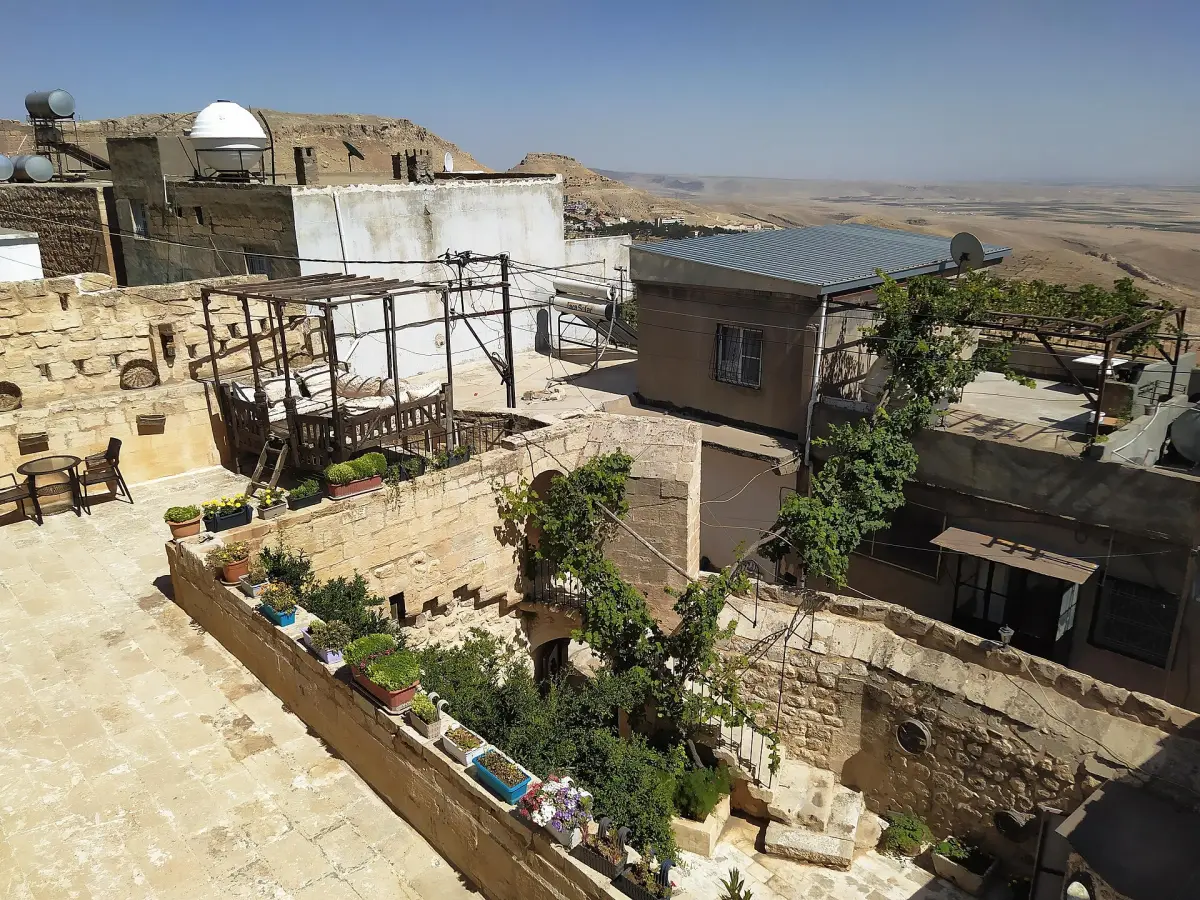 Maisons de pierre couleur miel de la vieille ville de Mardin