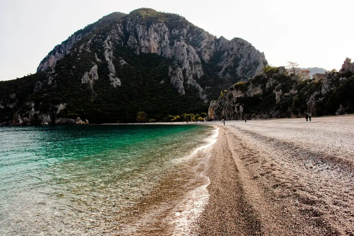 Plage de Çıralı sur le littoral méditerranéen turc