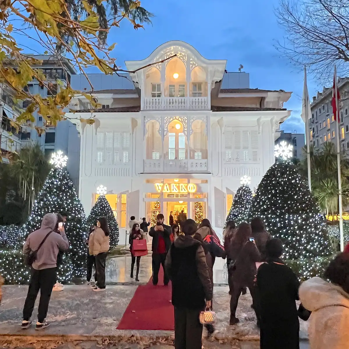 Boutique Vakko sur l'avenue Bağdat à Istanbul